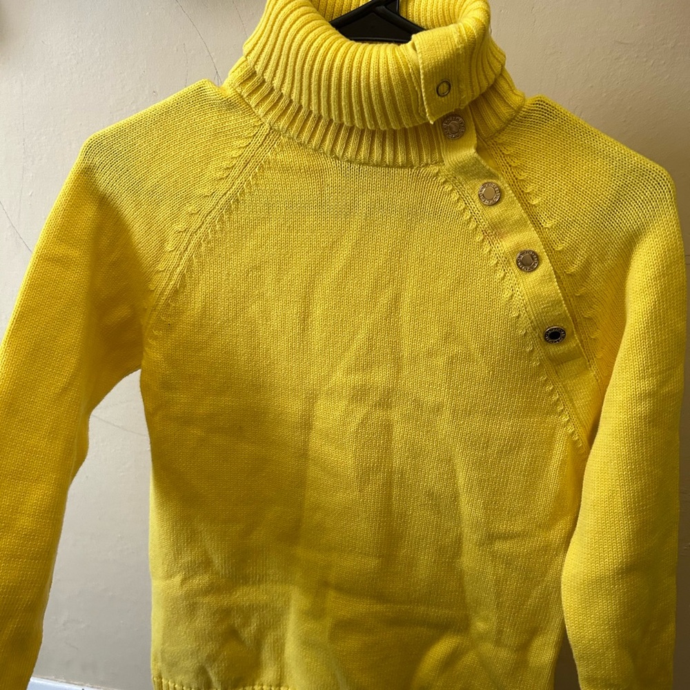 Ralph Lauren Sunny Yellow Cowl Neck Sweater